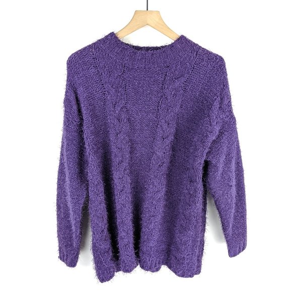 NWT CENY Soft Lavender Purple Knit Size Medium - Picture 2 of 8